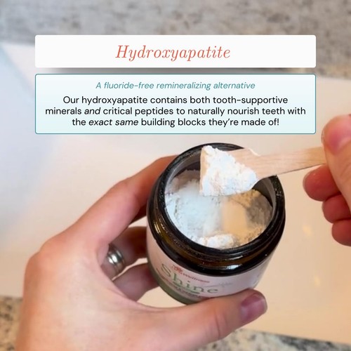 Glanz Remineralisierendes Zahnpulver mit Hydroxylapatit, Made in USA,... - Bild 6 von 7