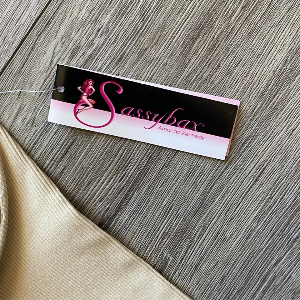 Top moldeador Sassybax con aros ribete de torso M nuevo con etiquetas Foto 4 de 4