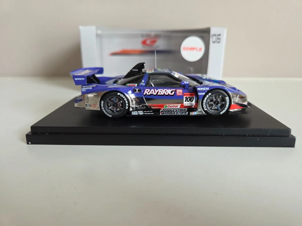 Ebbro 1/43 Raybrig Honda NSX Hosokawa/Philippe - #100 Super GT 2006 - 43802 - Immagine 3 di 4