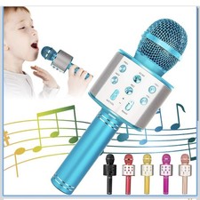 Wireless Bluetooth Karaoke Microphone for Kids, 5-in-1 Portable Handheld Karaoke