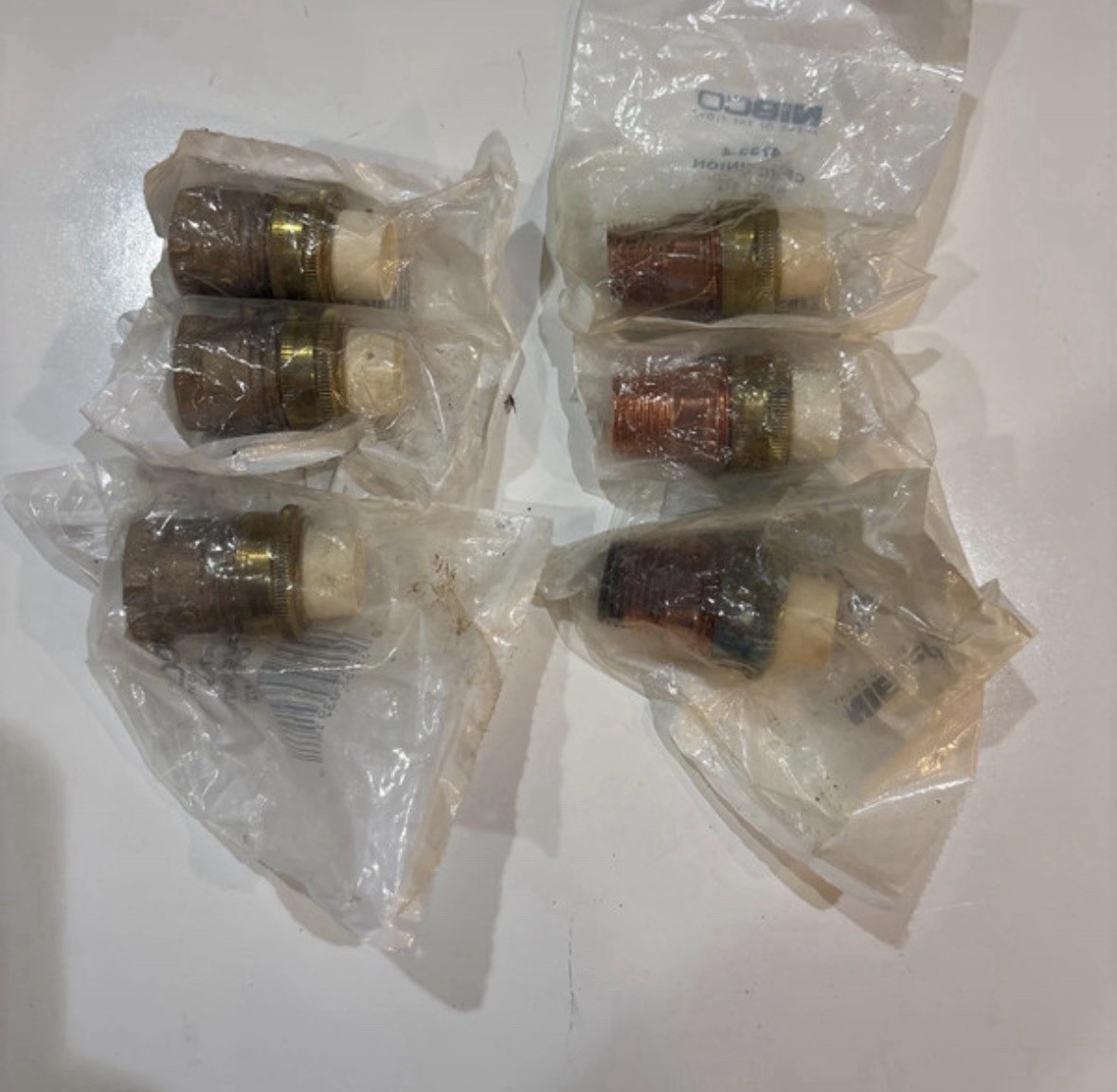 Cpvc Unions 1/2 - 6 New In Bags