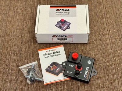 MSEL Solid State Master Relay Motorsport Battery Isolator - Brandneu