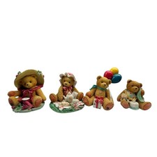Teddy Bear Figurines Mini Resin Collectible H...