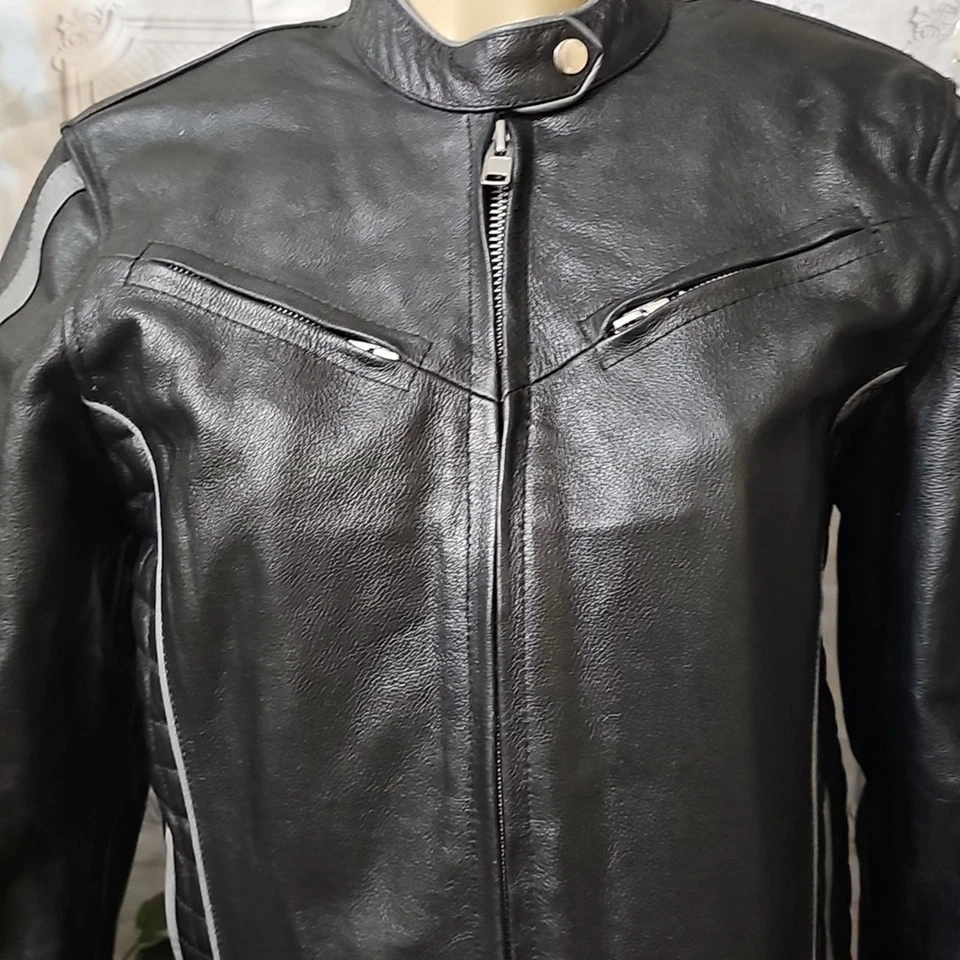 Xelement NWOT Advanced Motocycle Gear Black/ Gray Women's Jacket With Zip Out - Image 3 of 4