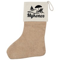 Weihnachtsstrumpf Mykonos Griechenland Geschenkidee Mykonos Geschenk PräSent Mit