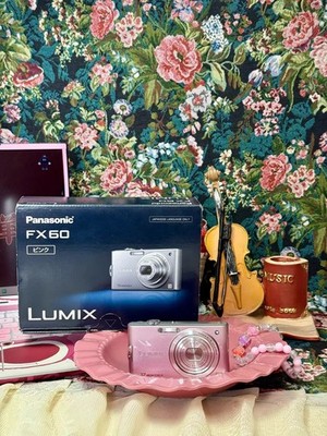 Panasonic LUMIX DMC-FX60 12MP Pink Compact Digital Camera 100