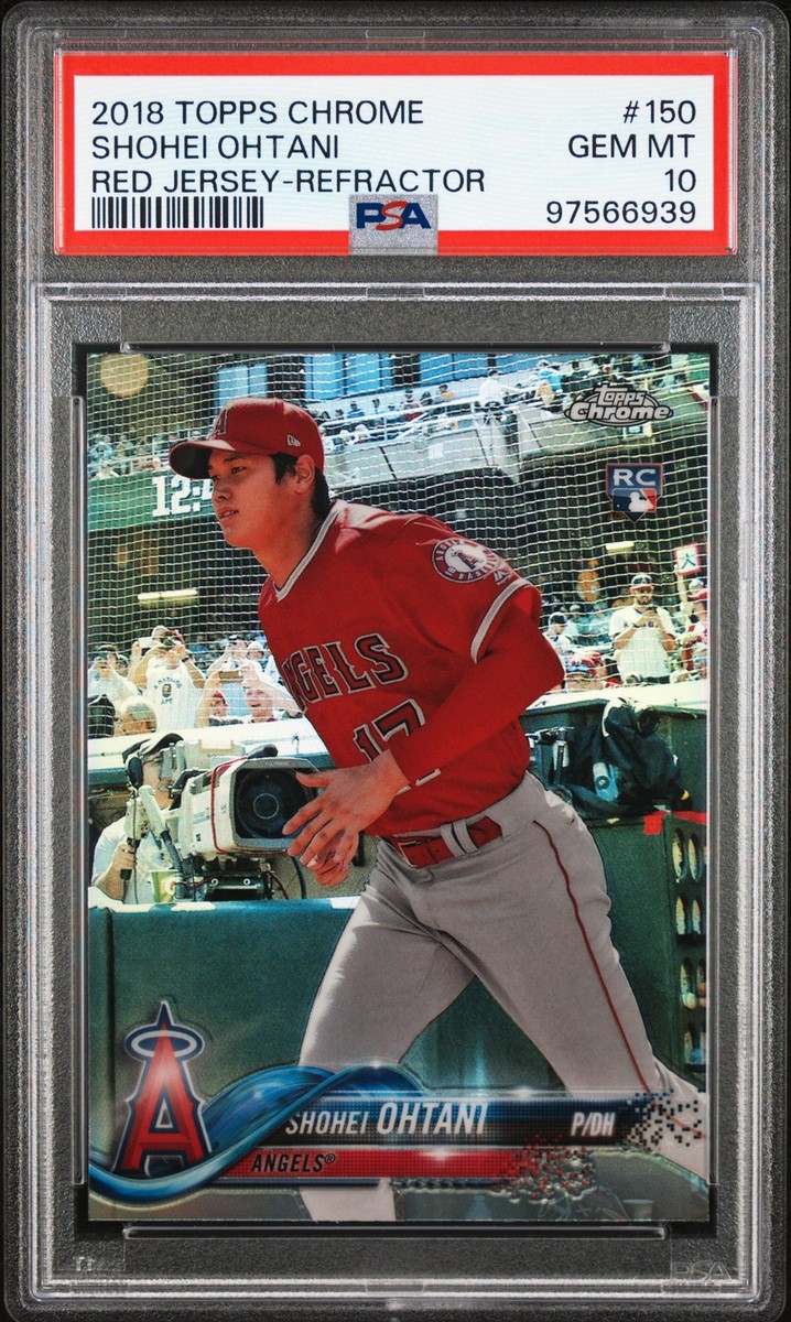 2018 Topps Chrome - Image Variation Shohei Ohtani #150 Red