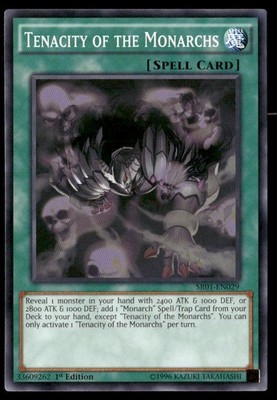 Tenacity of the Monarchs Structure Deck: Emperor of Darkness SR01-EN029 LP  | eBay