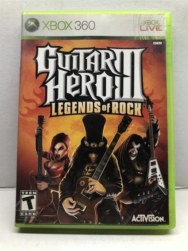 Guitar Hero III 3 Legends of Rock (Xbox 360, 2007) Complete Tested Working