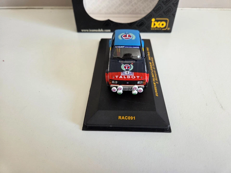 IXO 1/43 Lotus Talbot Sunbeam Blomqvist/Cederberg - RAC Rally 1982 - RAC091 - Immagine 2 di 4