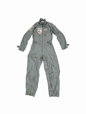 VTG 60s Vietnam USAF K-2B Flight Suit Coveralls Small - Long Conmar Zipper Patch