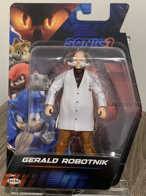 Gerald Robotnik 5 Inch Figur Sonic The Hedgehog 3 Brandneu & Versiegelt