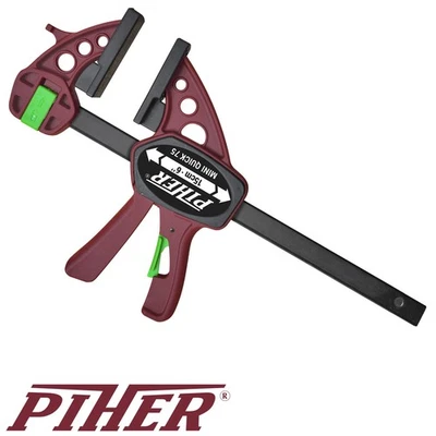 Piher Mini Quick Einhandzwinge 15|30cm Schraubzwinge Spann Spreiz Zwinge Klemme - Bild 1 von 4