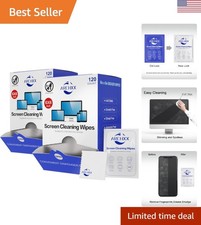 Portable and Safe 240 Count Screen Cleaning Wipes - Perfect for All Devices