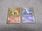 Pocket Monsters Lot Of 2 Vintage Trading Cards Mew