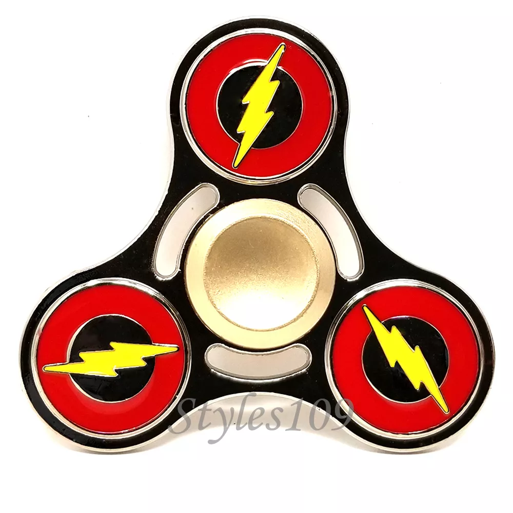 The Flash Fidget Hand Spinner Triangle Metal Marvel DC Toy Party Favors -  Barry