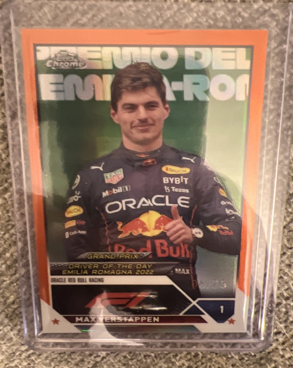 topps F1 chrome フェルスタッペン 25枚限定 オレンジパラレル