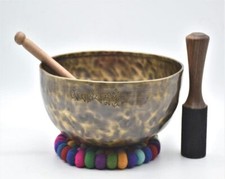 Singing Bowl Nepal- 10 inch Full Moon Singing Bowl Handmade in Nepal-Meditati...