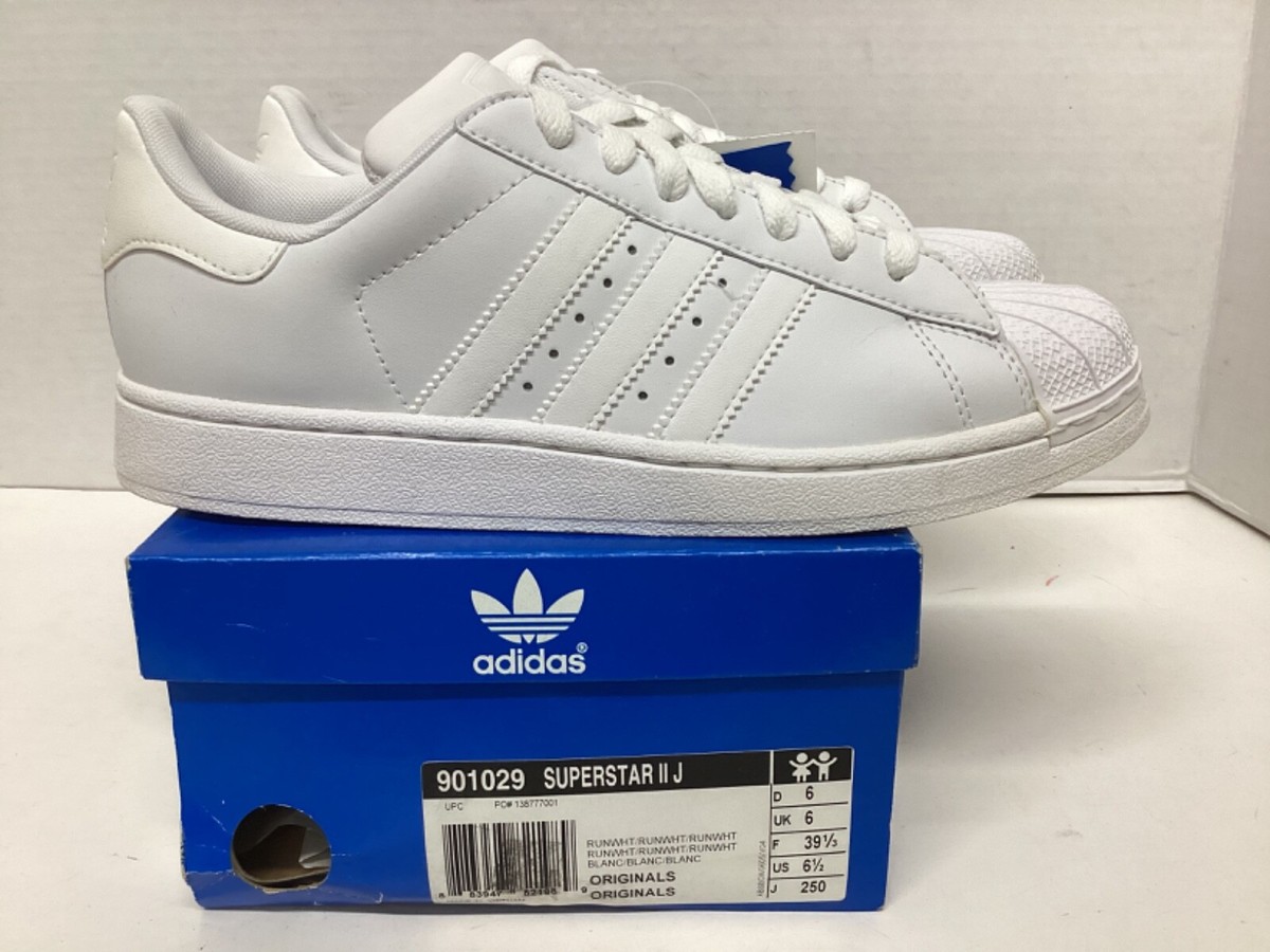 Adidas Superstar II J Kids sneaker #901029 Size White 