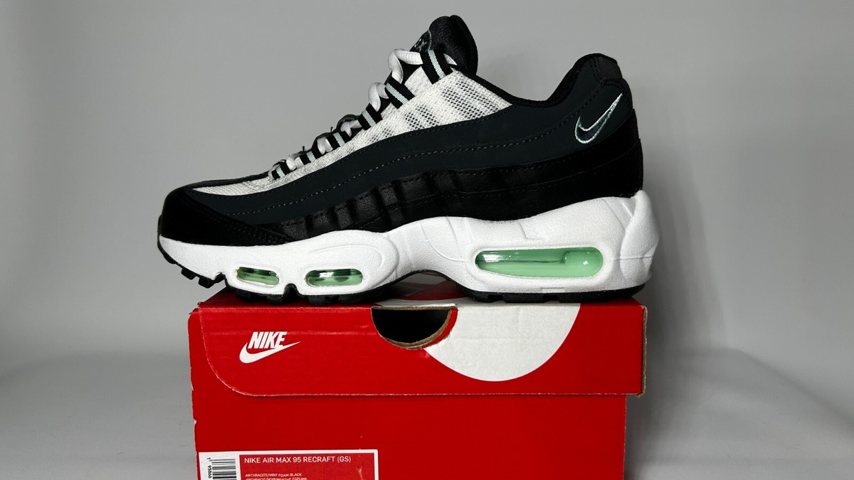 IMPORT-FREE] Nike Air Max 95 GS Anthracite Mint Foam Sz 6Y-6.5Y