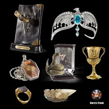 Harry Potter Noble Collection Voldemort 7 Horcrux Collection Movie Replicas -New