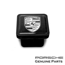 Genuine Porsche Cayenne Tow Hitch Cover Silve...