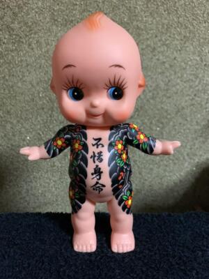 タトゥーキューピー Figure Kewpie Baby Doll Japanese Tattoo Irezumi Phoenix Sakura