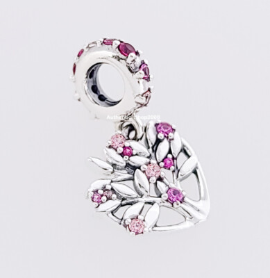 アクセサリー Pink Family Tree & Heart Dangle Charm Pink Family Tree & Heart Dangle Charm - Pandora - 792654C01 – Red