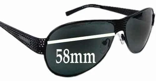 Verres de lunettes de soleil de remplacement SFx pour Prada SPR53I Larg mm