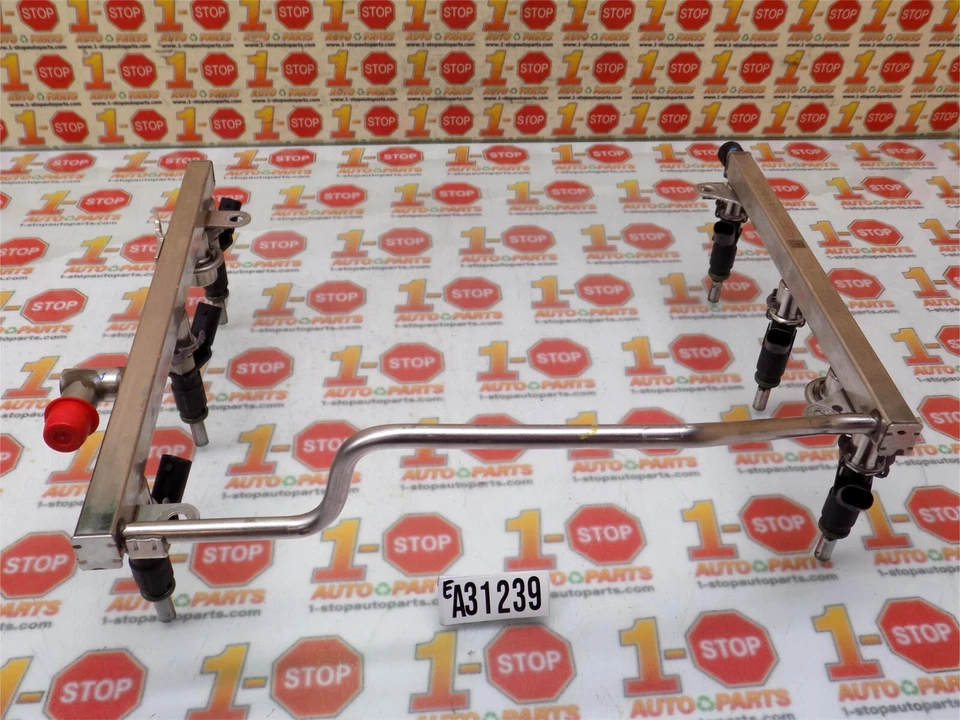 2006-2011 MERCEDES-BENZ ML350 FUEL RAIL W/ INJECTOR SET 272-078-02-49 OEM - Изображение 2 из 4