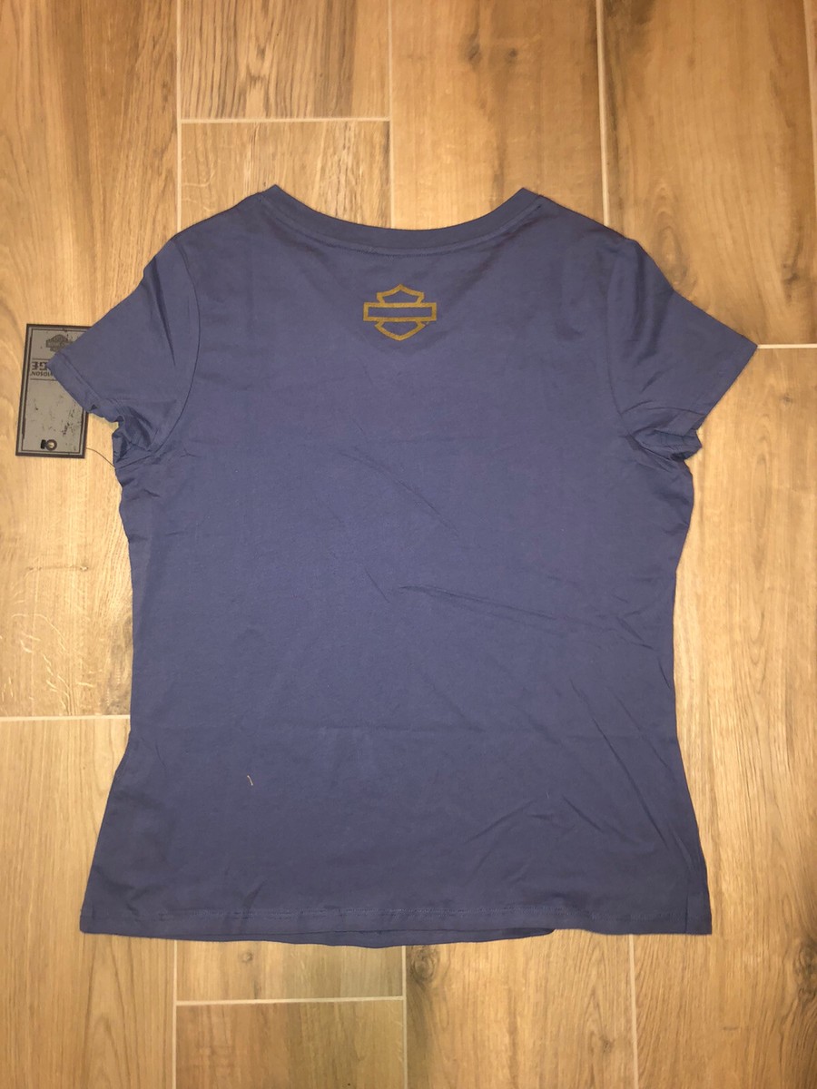 Harley Davidson Women's Racing Flag T-Shirt | Size- XL |NWT