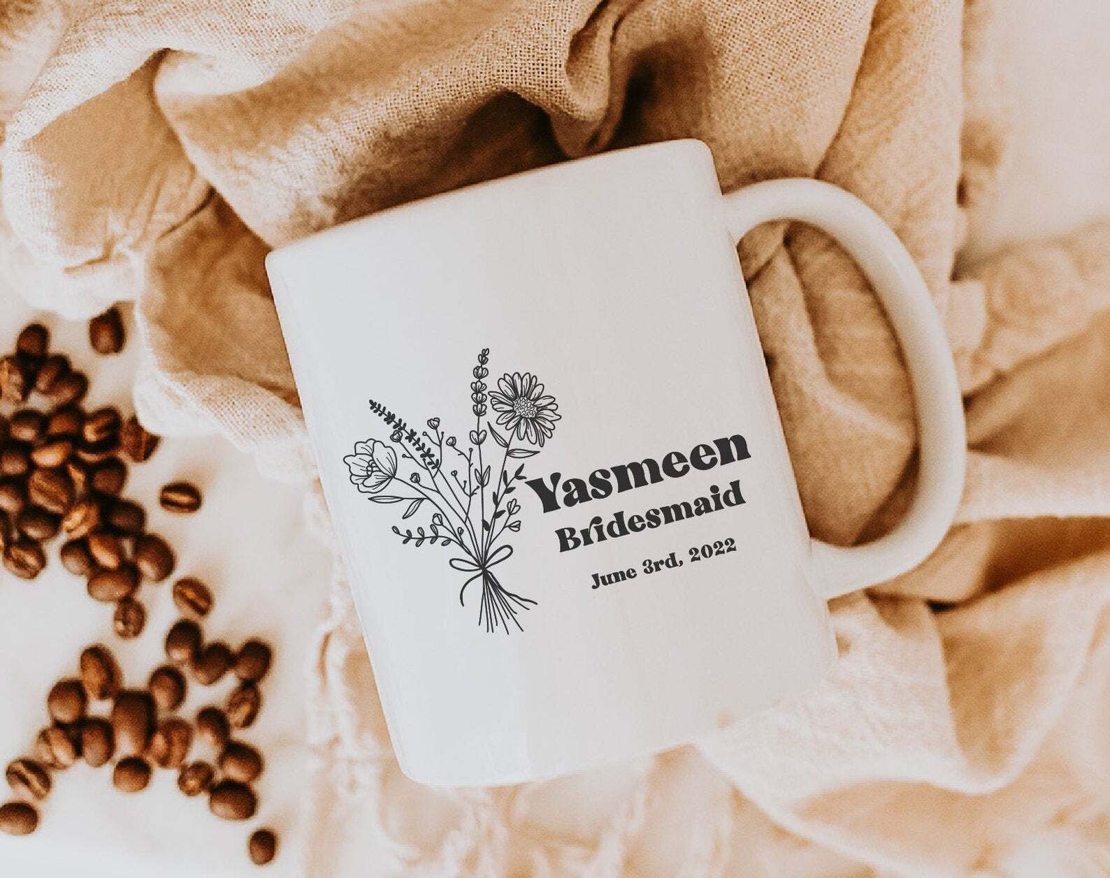 Bridesmaid Gift Bridal Party Gift Bridesmaid Mug Personalized Unique Bridesmaid