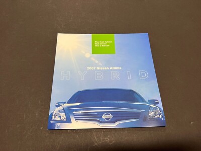 2007 Nissan Altima Hybrid Dealer Brochure Booklet