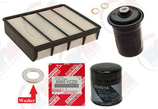 GENUINE Oil Filter YZZD1 & Fuel + Air Filter Kit for TOYOTA Tacoma 4Runner 3.4L