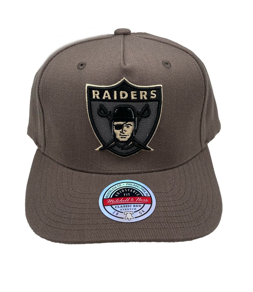 Mitchell Ness Las Vegas Raiders Izzy Tan Redline Adjustable Snapback Hat  Cap