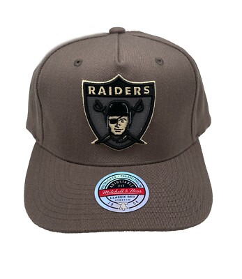 Mitchell & Ness Las Vegas Raiders Izzy Tan Redline Adjustable Snapback Hat Cap