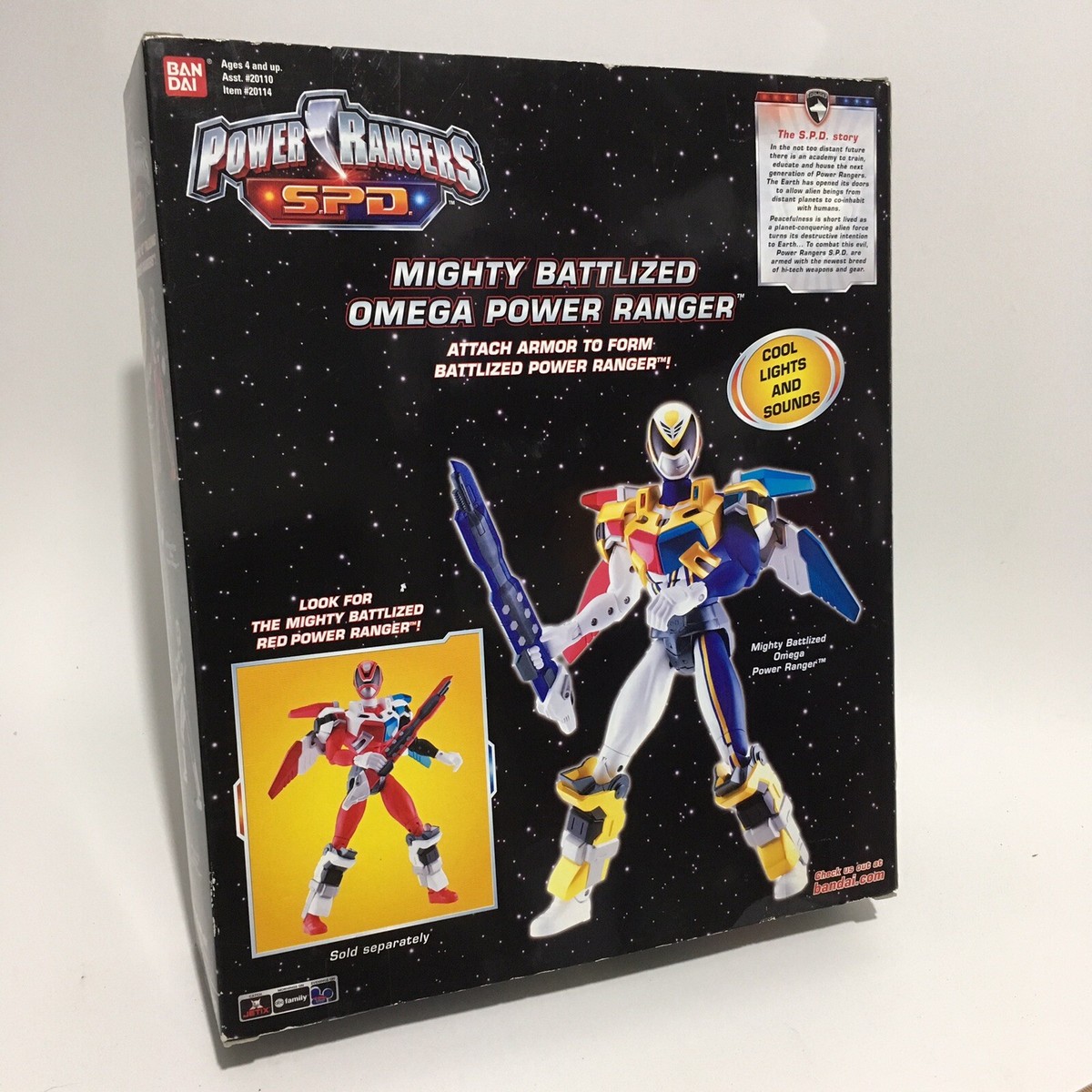 Power Rangers SPD Space Patrol Delta Omega Mighty Battlized Figure