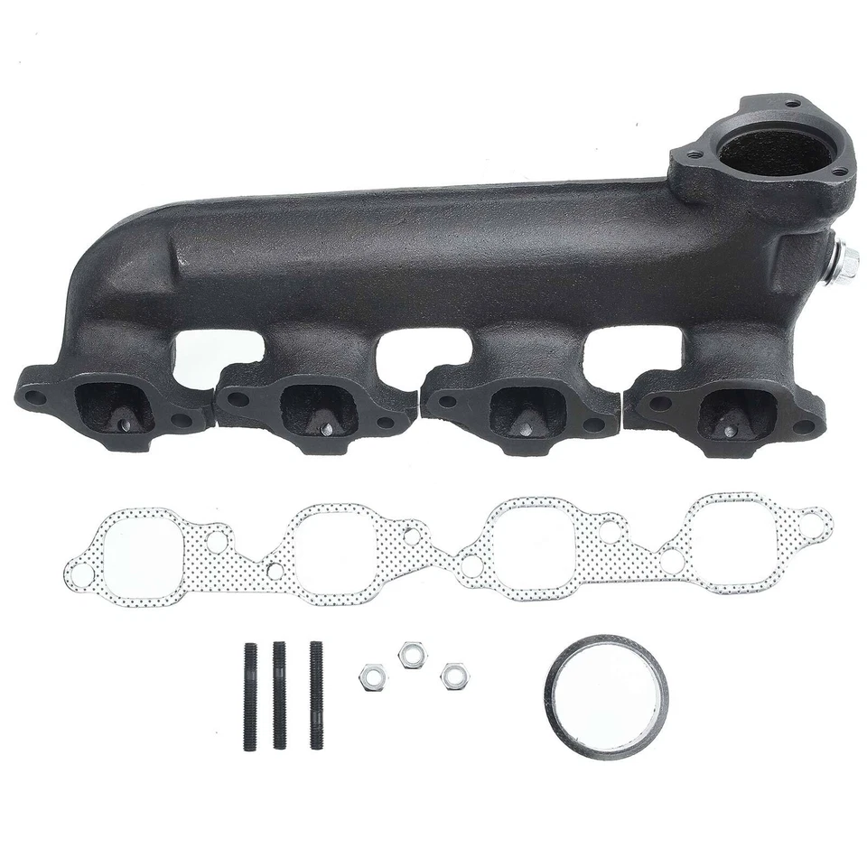 Colector de escape con kit de junta para camioneta GMC K35/K3500 R3500 V3500 7,4 L izquierda Foto 3 de 4