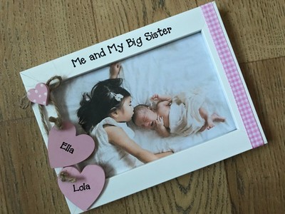 Me and My Big Sister Photo Frame Keepsake Gift