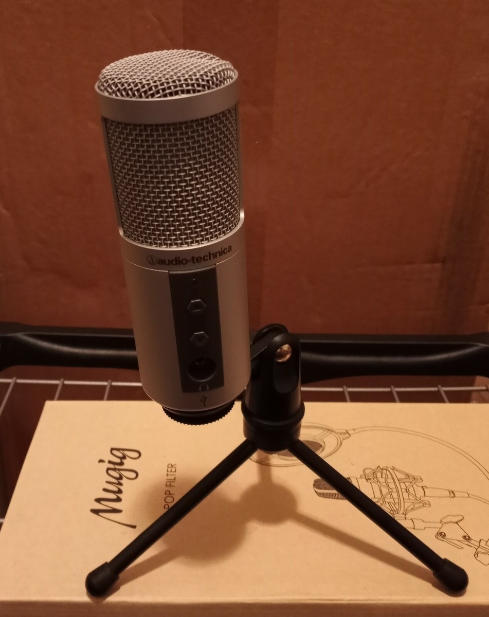 Audio-Technica Cardioid Condenser USB Microphone - Black