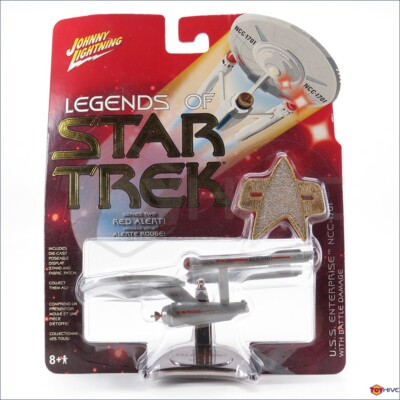 Star Trek Johnny Lightning USS Enterprise NCC-1701 with Battle Damage series 2