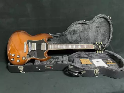 Gibson SG Standard 2004 Natural Burst Neck repair