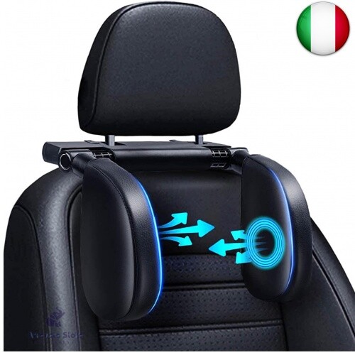 VniYors Poggiatesta Auto Bambini, Poggiatesta Ergonomico per auto, Supporto per