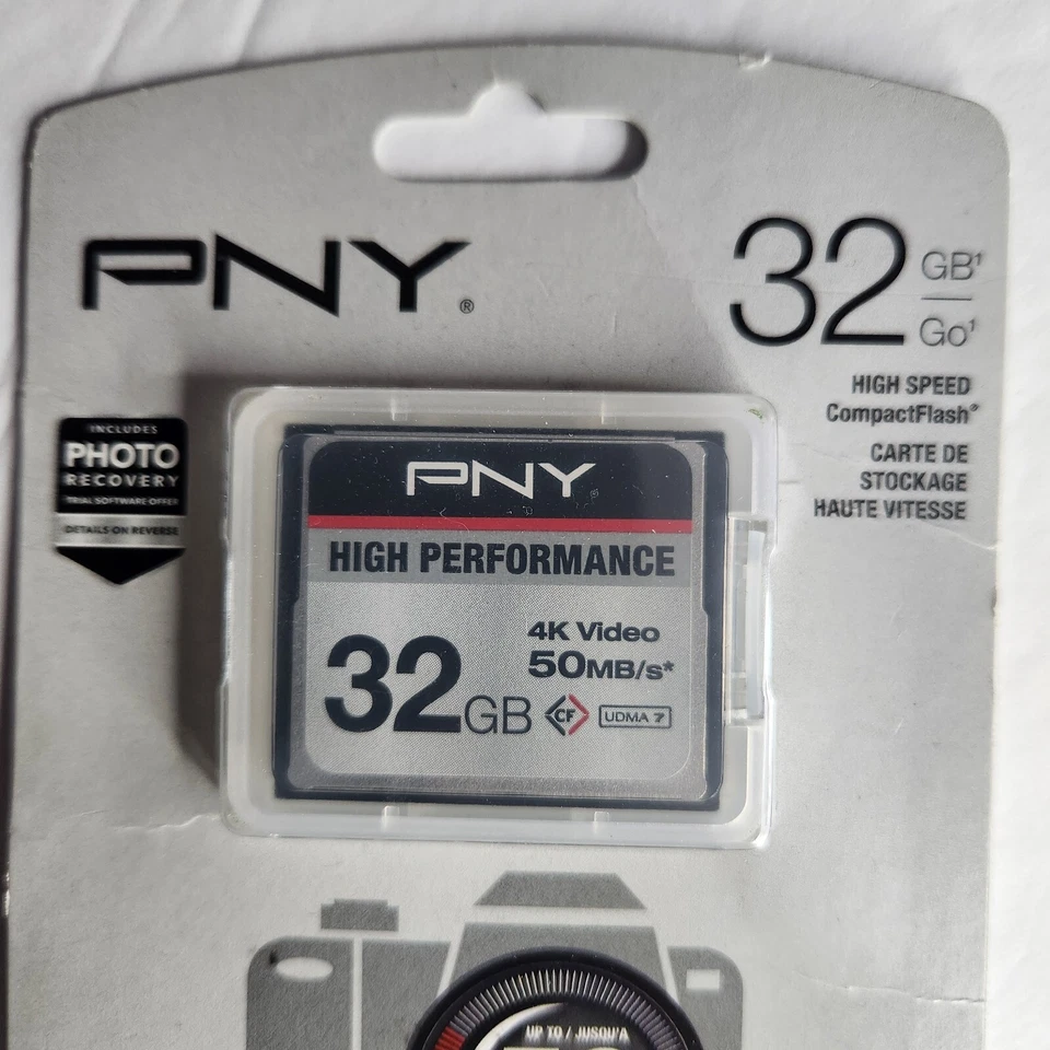 PNY 32gb High Performance Compact Flash Card P-cf32gu7-ge - Image 2 of 4