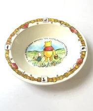 Selandia Zak Designs Winnie the Pooh Cereal Bowl Piglet Melamine Oval Vtg