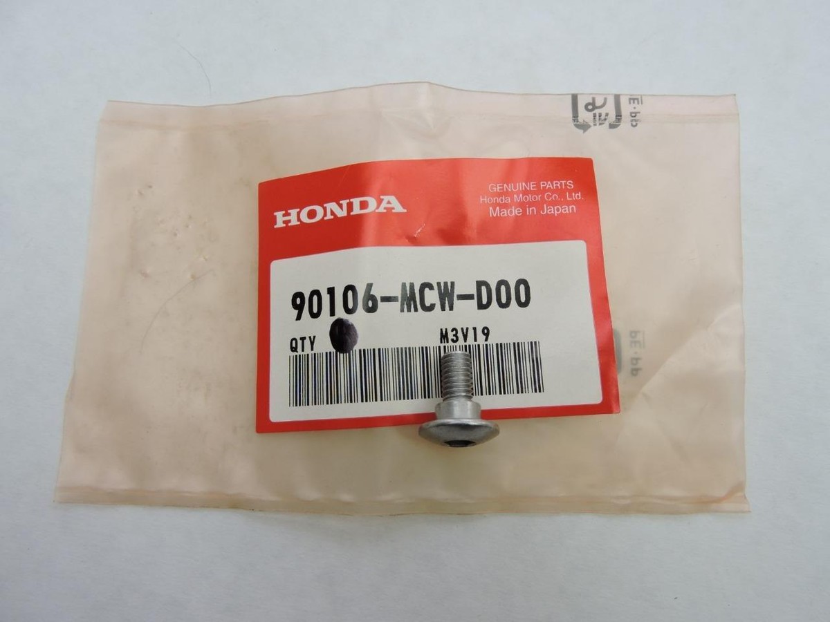 90106-MCW-D00 NOS Honda Pan Screw 6x14 Knuckle Guard Y258v | eBay