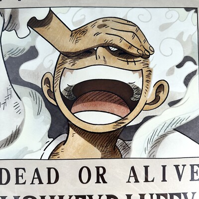 ONE PIECE WANTED POSTER Monkey D. Luffy OFFICIAL MUGIWARA STORE