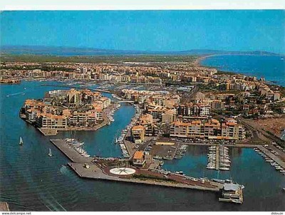 Postcard - 34 - Cap d'Agde - General Aerial View - Postcard Flame of A