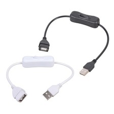 30cm USB Power Cable With 304 Switcher For Charging Fans USB Extension Cord