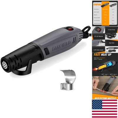 #ad #ad Compact 5.9Ft Heat Gun with Reflector Nozzle amp; Overload Protection for Safe Use $23.90